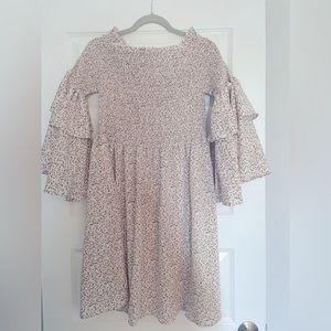 Summer off shoulder woman's dress